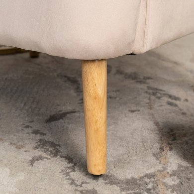 Кресло мягкое Mebel Elit BUNNY Welur Бежевый - 12 Кресло мягкое Mebel Elit BUNNY Welur Бежевый ME.BUNNY/BZ/DK/V/FW фото - 12