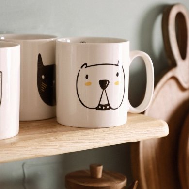 Кружка Homla PAW 550 мл | Белый / Принт 214520 фото - 5