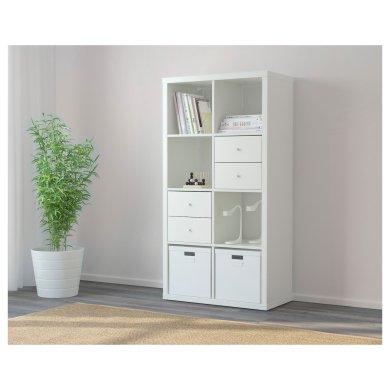 IKEA Стеллаж KALLAX Белый (ИКЕА КАЛЛАКС) 80275887 фото - 12