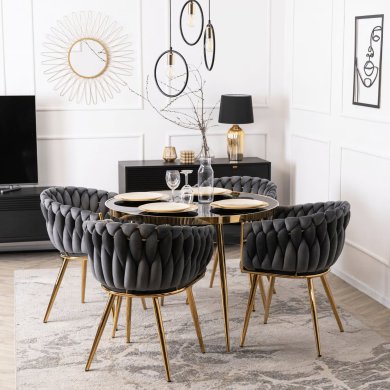 Обідній стілець Mebel Elit CAPI Welur Сірий ME.CAPI/P/ZL/V/K фото - 6