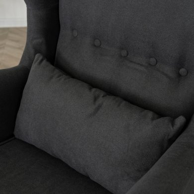 Кресло мягкое с пуфом Mebel Elit EVAN 2 Темно-серый - 13 Кресло мягкое с пуфом Mebel Elit EVAN 2 Темно-серый ME.EVAN2/CP/CZ/T/FWPD фото - 13