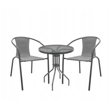 Комплект садових меблів Garden Line LORETTO Сірий NEO5252KPL фото - 2