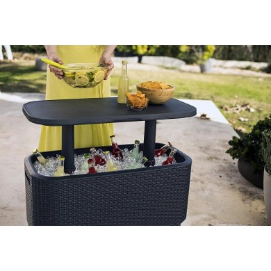 Садовый стол-бар Keter BEVY BAR Графит 246853 фото - 8