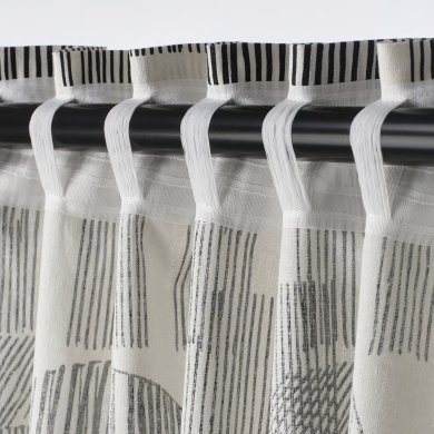 Штори TEMPELFLY 145x300 см 2 шт Принт - 4 IKEA Штори TEMPELFLY 145x300 см 2 шт Принт (ИКЕА ТЕМПЕЛФЛИ) 90607867 фото - 4