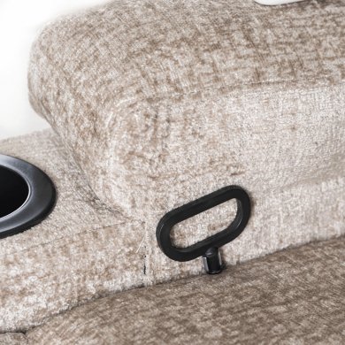 Кресло мягкое раскладное массажное с реклайнером Mebel Elit BOX Welur Бежевый ME.BOX/BZ/V/FW фото - 9