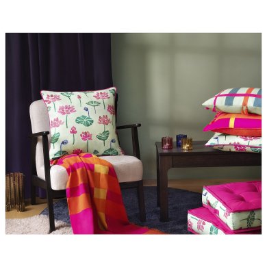 IKEA Декоративна наволочка AROMATISK 50х50 см Принт (ИКЕА АРОМАТИСК) 10587651 фото - 4