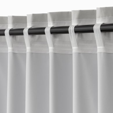 IKEA Штора BRUKSVARA 140х250 см Сірий (ИКЕА БРУКСВАРА) 10574248 фото - 4