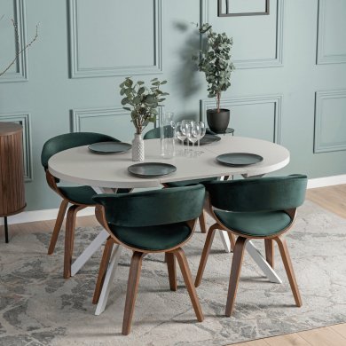 Розкладний обідній стіл Mebel Elit DORIAN Кашемір - 10 Розкладний обідній стіл Mebel Elit DORIAN Кашемір ME.DORIAN/KASZ/B/S фото - 10