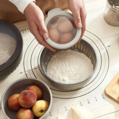 Набор контейнеров с крышками Homla EASY COOK 4 шт. | Серая 200052 фото - 9