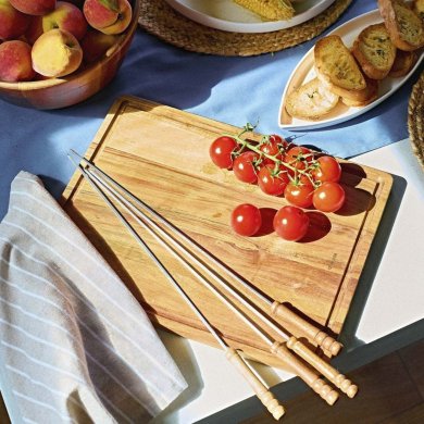 Набор шампуров Homla EASY GRILL 4 шт Дерево - 6 Набор шампуров Homla EASY GRILL 4 шт Дерево 230056 фото - 6