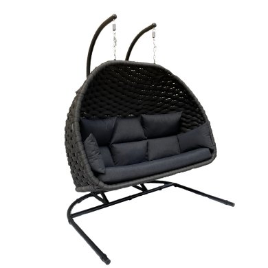 Подвесное кресло-кокон Garden Line TONDER Черный FAT9989