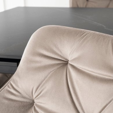 Обеденный стул Mebel Elit MODESTO Welur Бежевый ME.MODESTO/BZ/CZ/V/K фото - 8