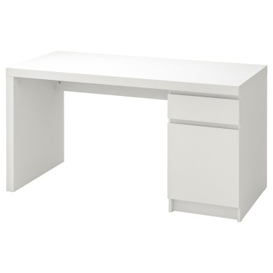 IKEA Письменный стол MALM Белый (ИКЕА МАЛЬМ) 60214159
