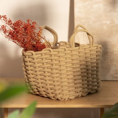 Корзина Homla FLAVIA 26x21 см Бежевый 226996 фото - 5