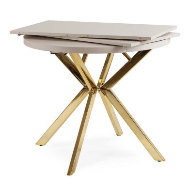 Розкладний обідній стіл Mebel Elit LUGO Кашемір - 2 Розкладний обідній стіл Mebel Elit LUGO Кашемір ME.LUGO/KASZ/ZL/S фото - 2