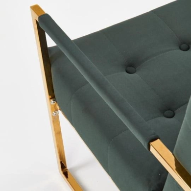 Кресло мягкое Halmar Prius Темно-зеленый - 9 Кресло мягкое Halmar Prius Темно-зеленый V-CH-PRIUS-FOT-C.ZIELONY фото - 9