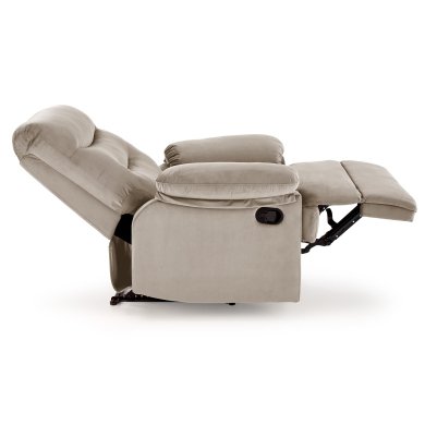 Кресло мягкое раскладное с реклайнером Halmar DRAGER Бежевый V-CH-DRAGER-FOT-BEŻOWY фото - 8