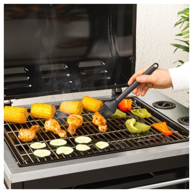 Пензлик для гриля GRILLTIDER Чорний - 2 IKEA Пензлик для гриля GRILLTIDER Чорний (ИКЕА ГРИЛЛЬТИДЕР) 00444554 фото - 2