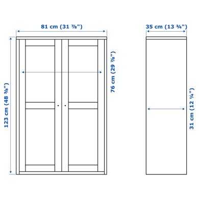 IKEA Витрина HAVSTA (ИКЕА ХАВСТА) 30388636 фото - 5
