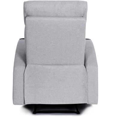 Кресло мягкое раскладное с реклайнером Mebel Elit ALAN Серый ME.ALAN2/P/T/FW фото - 9