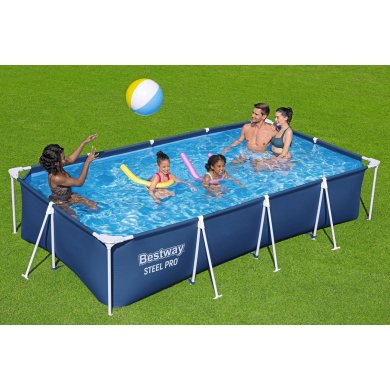 Каркасный бассейн Bestway 56424 STEEL PRO 400x211x81 см Синий BES56424 фото - 12
