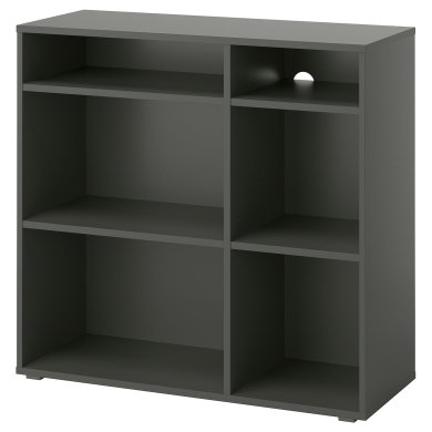 IKEA Стеллаж VIHALS Темно-серый (ИКЕА ВИХАЛС) 30542911