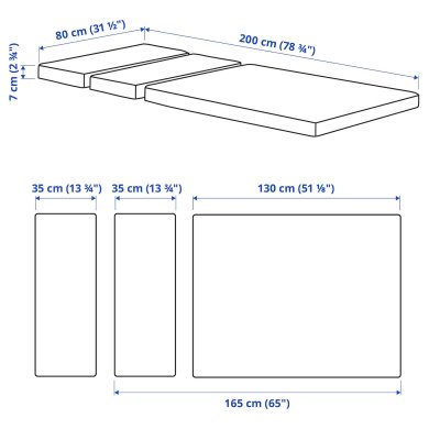 IKEA матрац PLUTTEN (ИКЕА PLUTTEN) 50339391 фото - 10