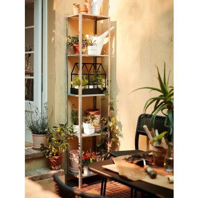 IKEA Стелаж HYLLIS Сріблястий (ИКЕА HYLLIS) 20488504 фото - 3