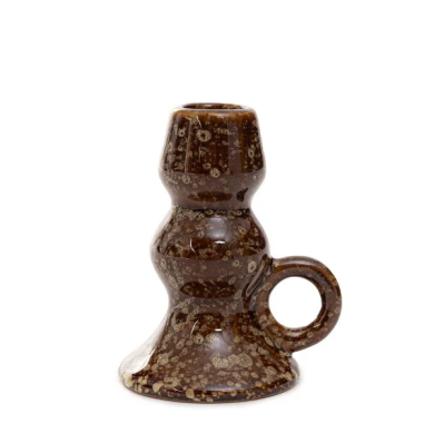 Свічник Homla ROLO 8,5x7x10,5 см | Коричневий 218160