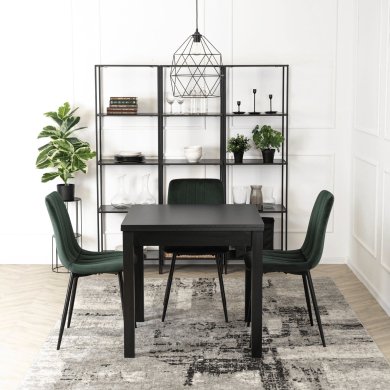 Раскладной обеденный стол Mebel Elit MAX Черный W.MAX/CZ/S фото - 6