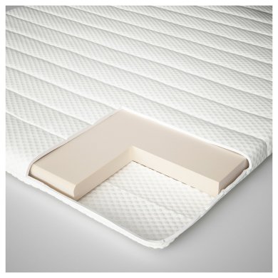 IKEA Топер NISSEHOLM 90х200 см Белый (ИКЕА НИССЕХОЛЬМ) 50558406 фото - 4