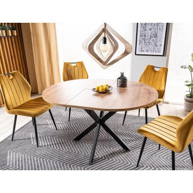 Обеденный стул Signal ARCO Welur Карри ARCOVCCU фото - 11