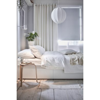 Штори MERETE 145x300 см 2 шт Білий - 4 IKEA Штори MERETE 145x300 см 2 шт Білий (ИКЕА МЕРЕТЕ) 90046843 фото - 4