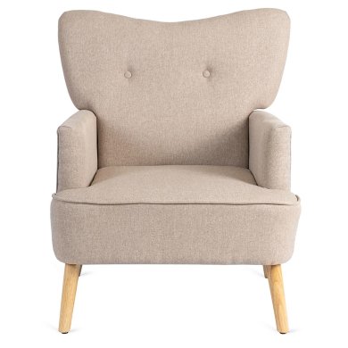 Кресло мягкое Mebel Elit BUNNY Бежевый - 3 Кресло мягкое Mebel Elit BUNNY Бежевый ME.BUNNY/BZ/DK/T/FW фото - 3