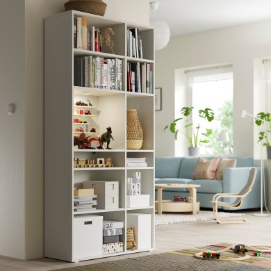 IKEA Стеллаж VIHALS Белый (ИКЕА ВИХАЛС) 70483274 фото - 9