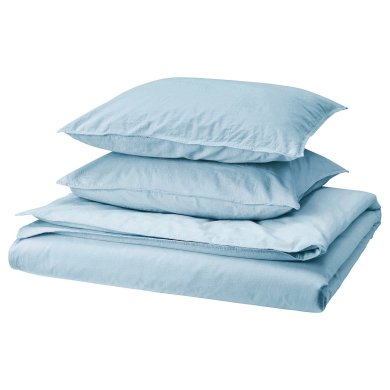 IKEA Комплект постельного белья ANGSLILJA 200х200 см Голубой (ИКЕА АНГЛИЙСКИЙ) 30585199