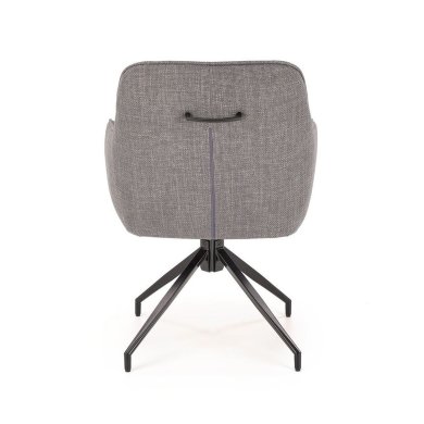 Обідній стілець поворотний Halmar K527 Попелястий - 6 Обідній стілець поворотний Halmar K527 Попелястий V-CH-K/527-KR-POPIELATY фото - 6