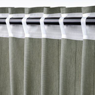 Шторы LENDA 140х300 см 2 шт Серо-зеленый - 21 IKEA Шторы LENDA 140х300 см 2 шт Серо-зеленый (ИКЕА ЛЕНДА) 90559197 фото - 21