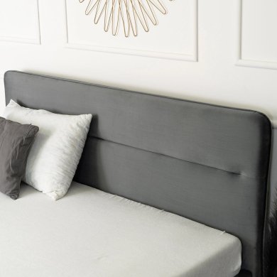 Кровать Mebel Elit BOND Welur 160x200 см Серый ME.BOND/160/CP/V/LOZ фото - 7