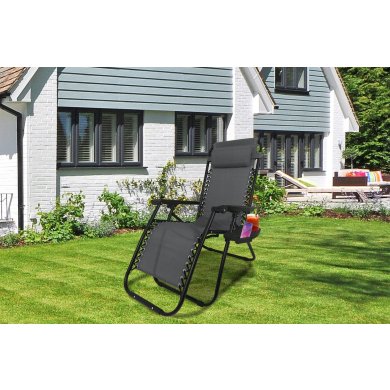 Складаний шезлонг Kontrast FARO 2 Сірий - 10 Складаний шезлонг Kontrast FARO 2 Сірий 5.90.21328 фото - 10