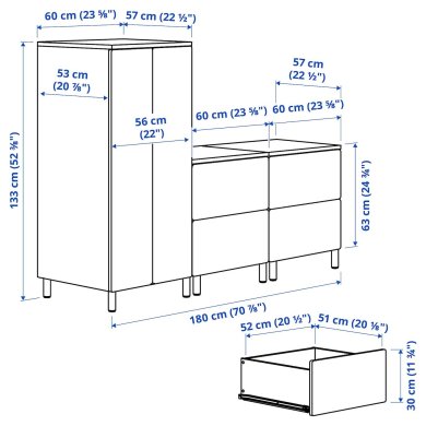 IKEA SMASTAD / PLATSA (ИКЕА СМАСТАД/ПЛАЦА) 79484599 фото - 4
