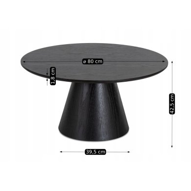 Журнальний стіл Mebel Elit CASSANDER MAX Чорний - 8 Журнальний стіл Mebel Elit CASSANDER MAX Чорний ME.MAXCASSANDER/CZ/CZ/L фото - 8