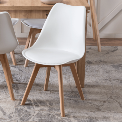 Обеденный стул Mebel Elit SCANDI Белый ME.SCANDI/B/D/PL/K фото - 8