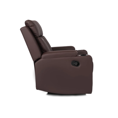 Кресло мягкое раскладное с реклайнером Mebel Elit KOBI Коричневый ME.KOBI/BR/E/FW фото - 6