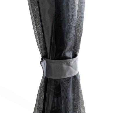 Садовые качели с москитной сеткой Mebel Elit CARMEN 237x150x256 см Серый ME.CARMEN/P/T/OGR/HUS фото - 7