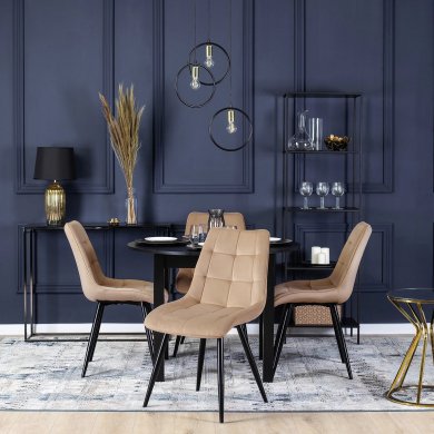 Обеденный стул Mebel Elit RIO Welur Бежевый - 5 Обеденный стул Mebel Elit RIO Welur Бежевый ME.RIO/BZ/V/K фото - 5