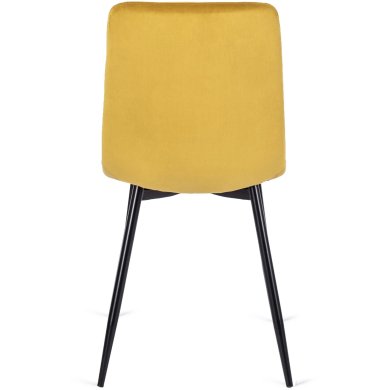 Обеденный стул Mebel Elit PERU Welur Горчичный ME.PERU/CU/V/K фото - 4