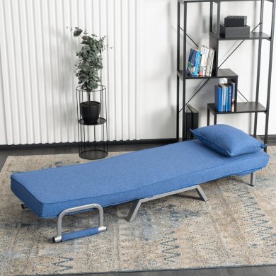 Кресло мягкое раскладное Mebel Elit BART Синий ME.BART/GR/T/FW фото - 13