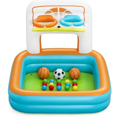Надувной детский бассейн Bestway 52728 120х107х84 см Разноцветный BES52728 фото - 2