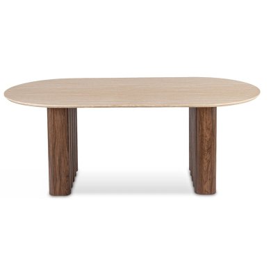 Обеденный стол Mebel Elit DARIO Травертин ME.DARIO/TRAW/O/S фото - 2